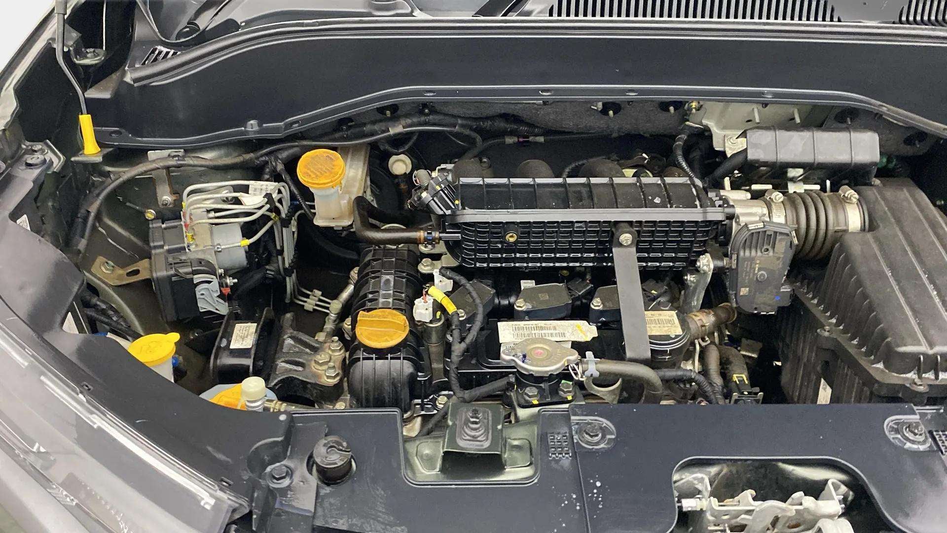 Engine bay of a Tata Punch