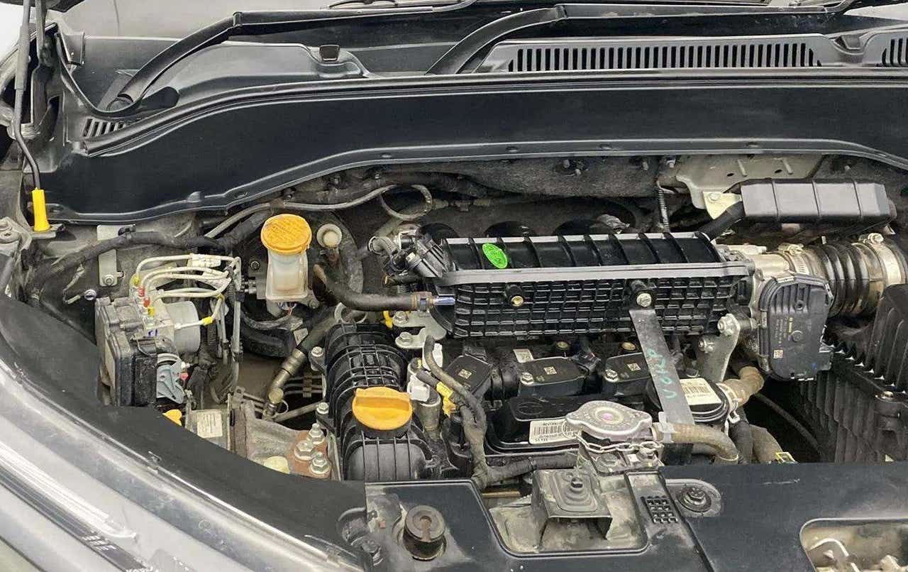 Engine bay of a Tata Punch