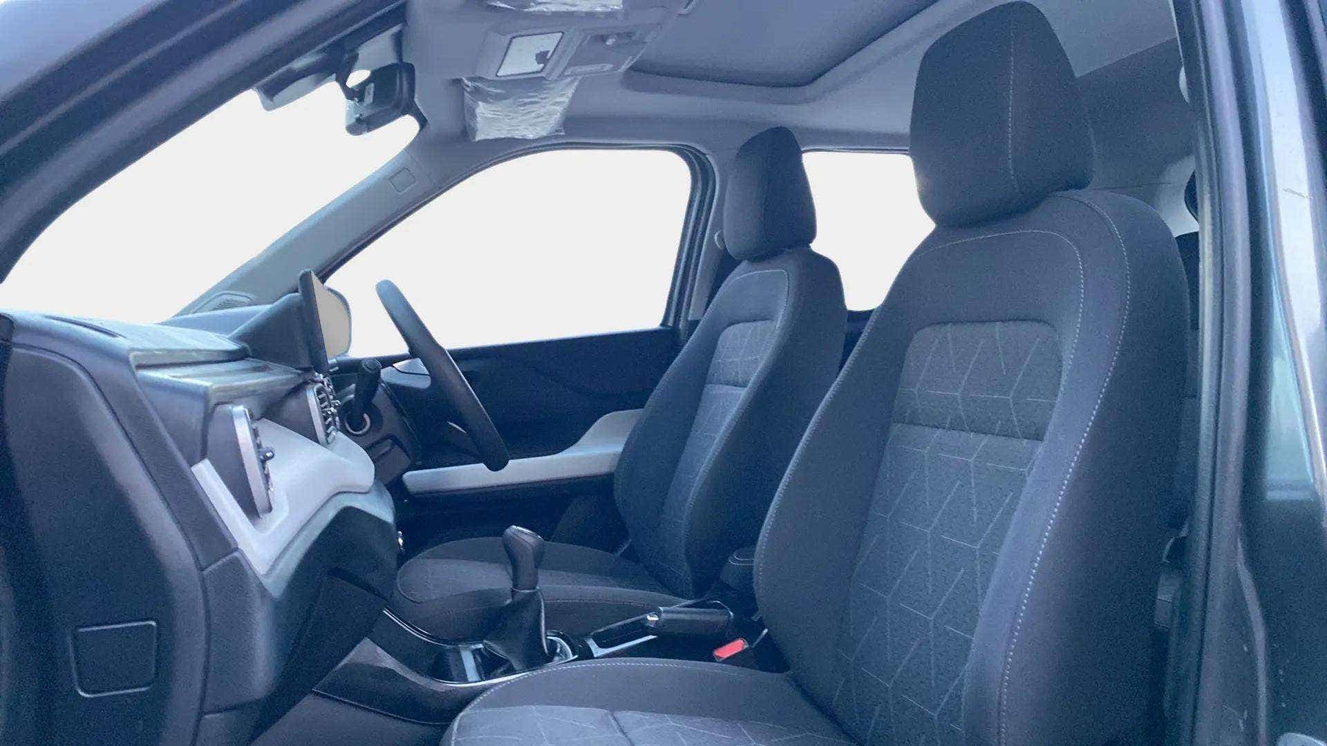 Front interior seats and dashboard of a Tata Punch