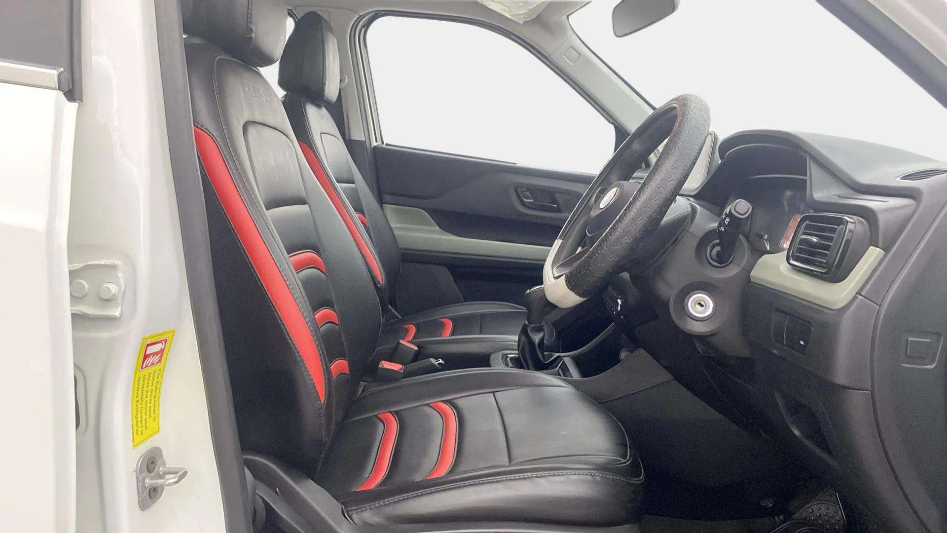 Front interior seats and dashboard of a Tata Punch