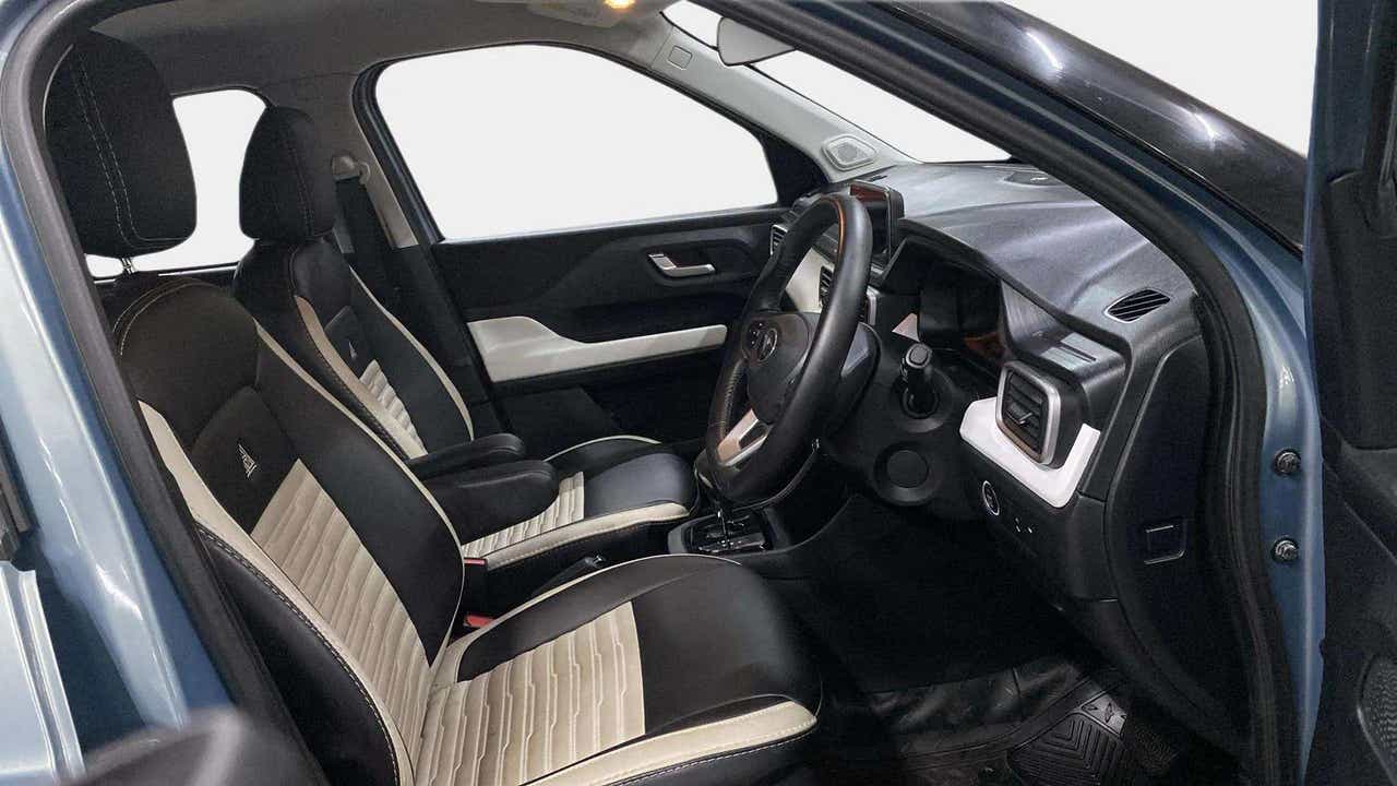 Interior dashboard view of a Tata Punch