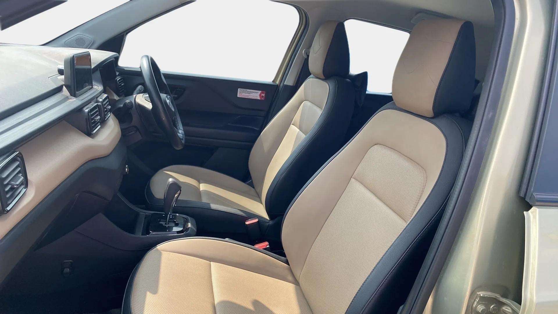 Front interior view of a Tata Punch