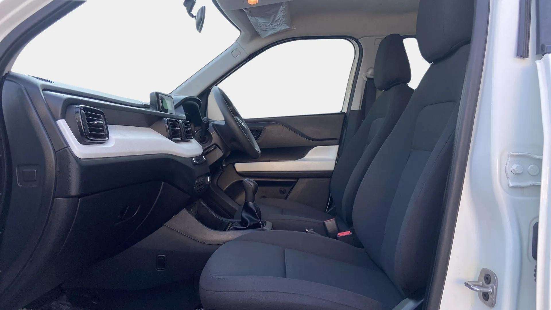 Interior front seats and dashboard of a Tata Punch