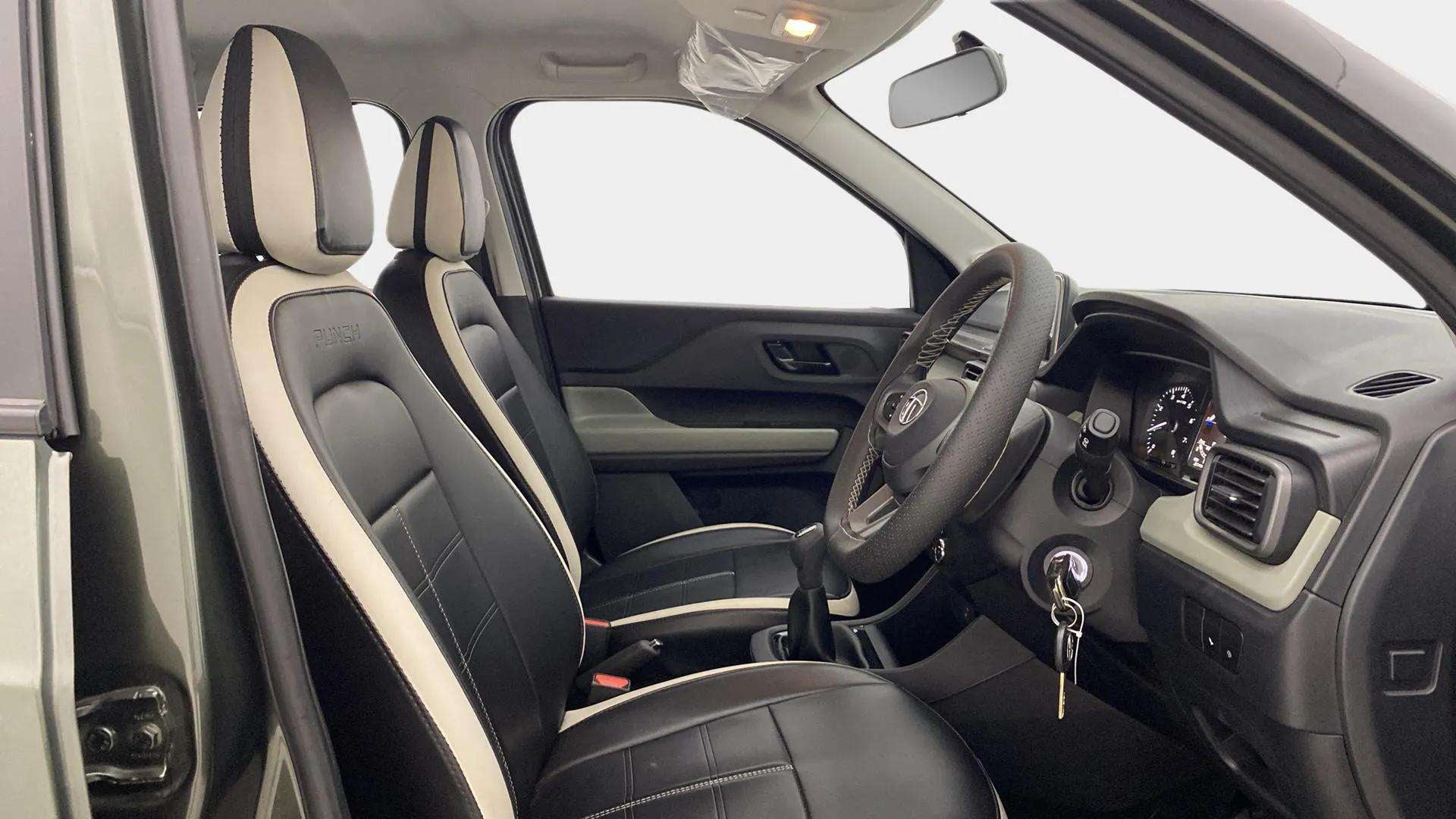 Front interior view of a Tata Punch