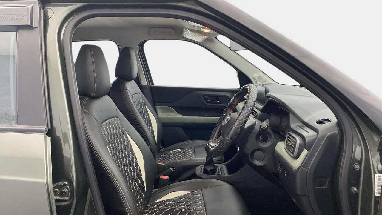 Interior front seats and dashboard of a Tata Punch