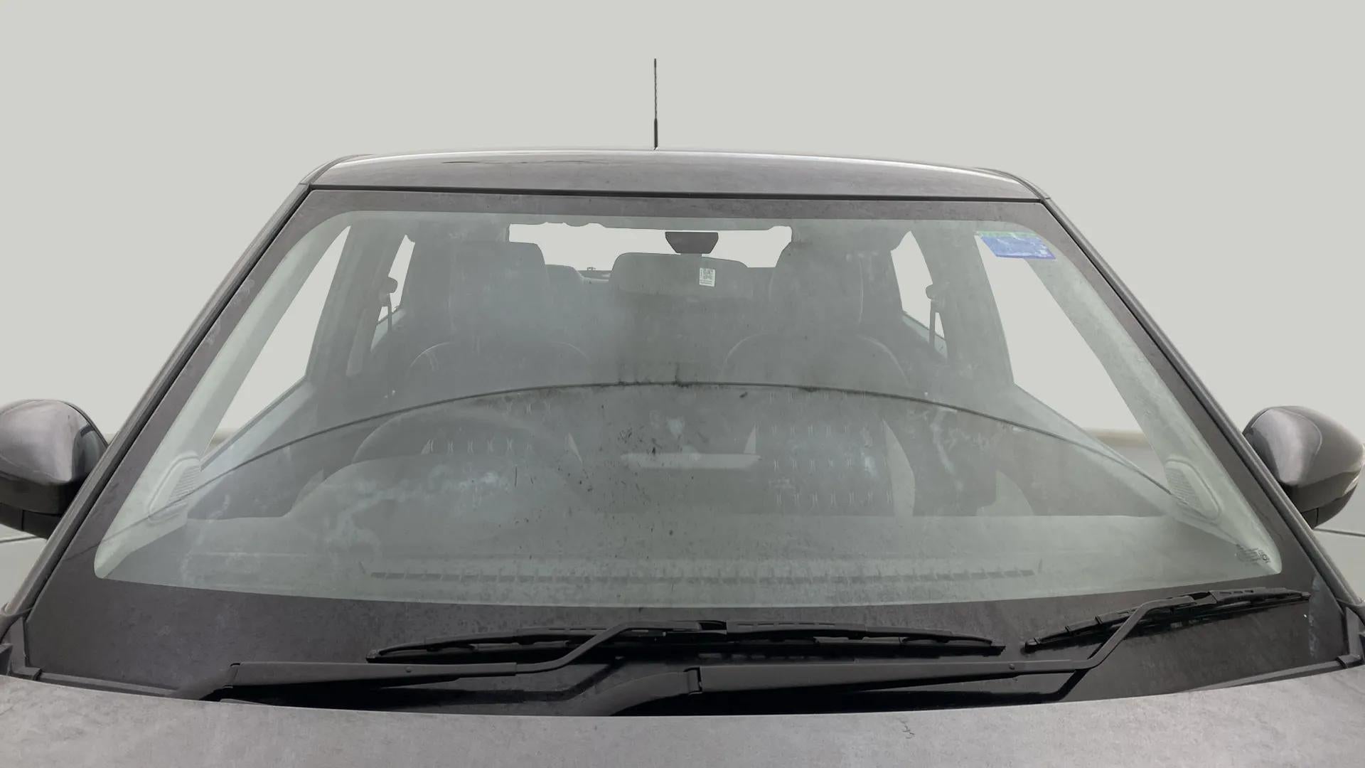 Front windshield view of a Tata Punch