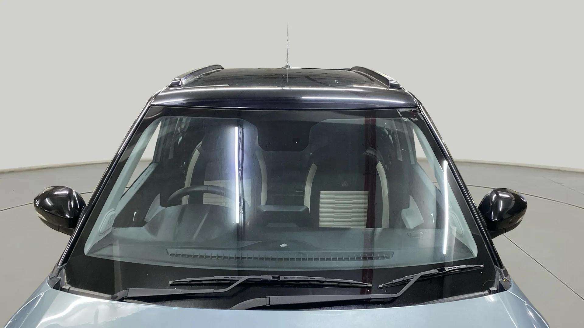 Front windshield view of a Tata Punch