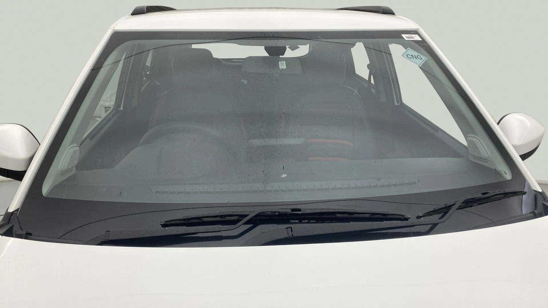 Front windshield view of a Tata Punch