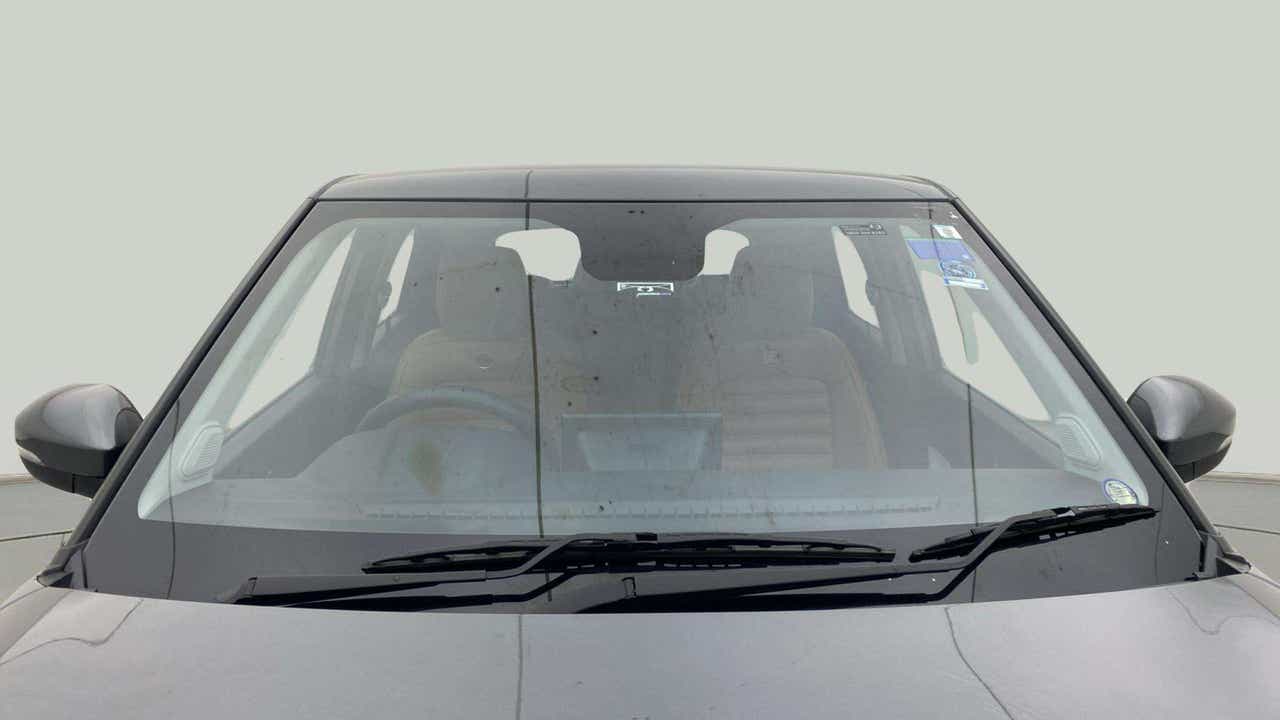 Front windshield view of a Tata Punch