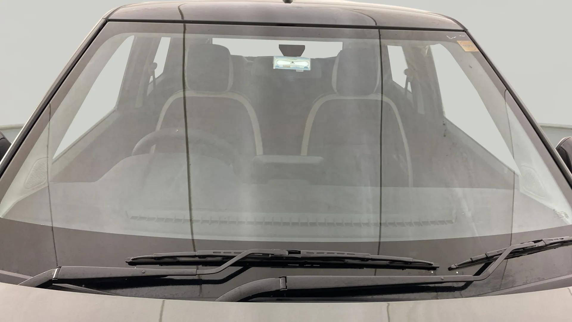 Front windshield view of a Tata Punch