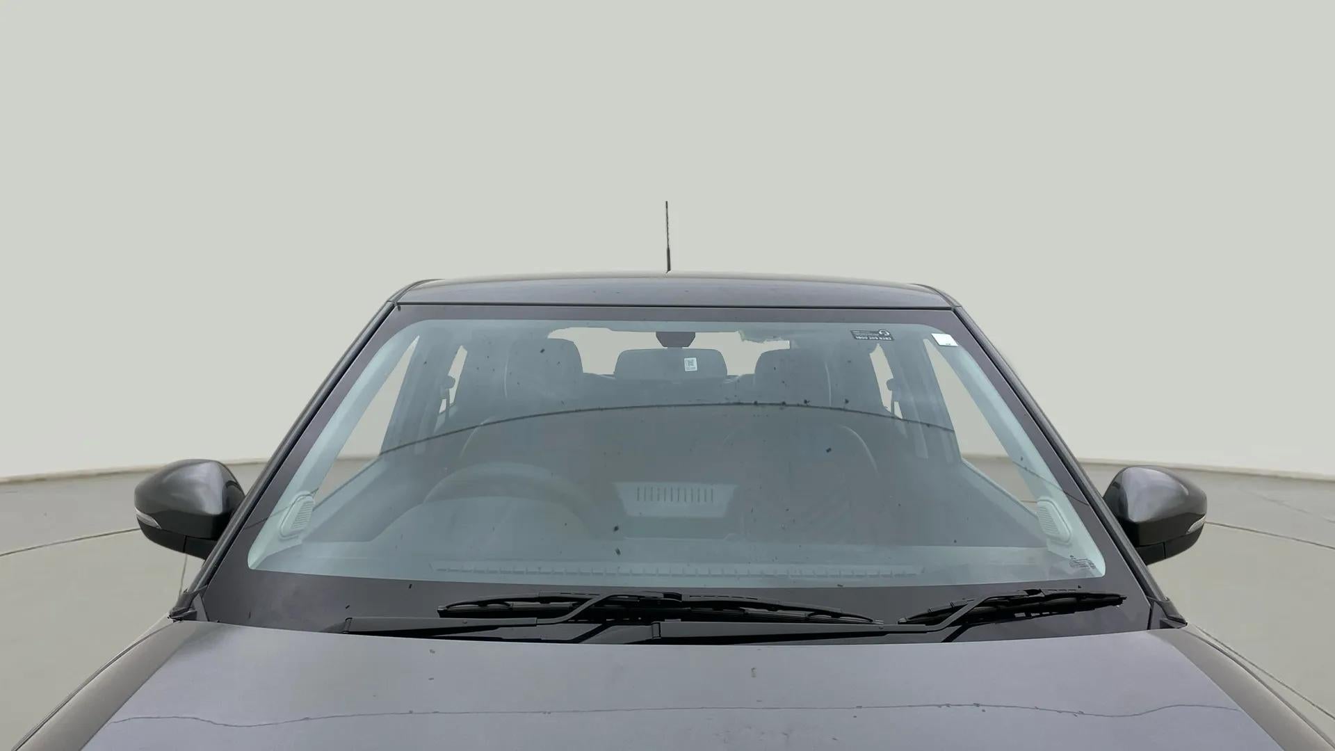 Front windshield view of a Tata Punch
