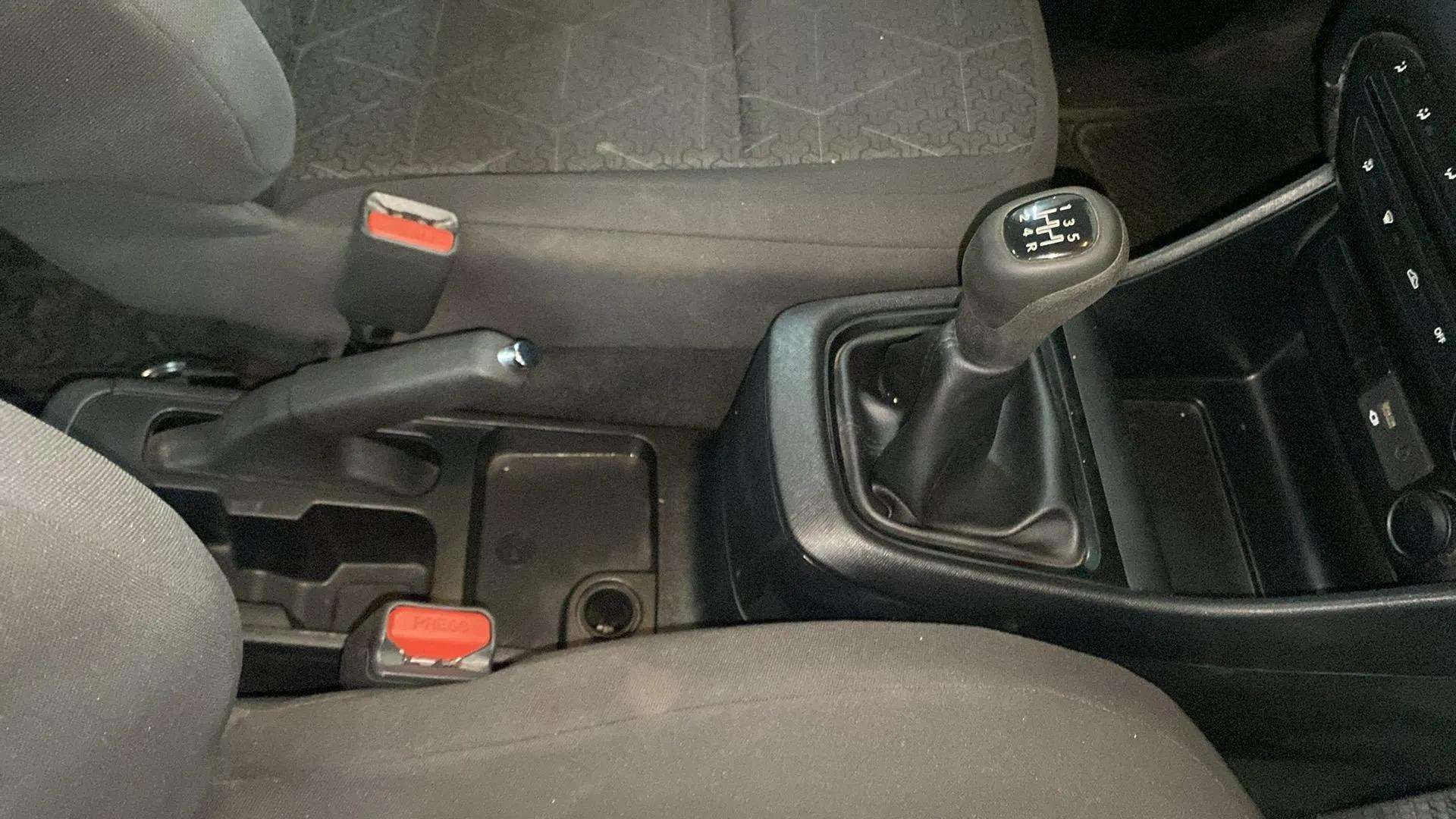 Center console and gear shift area of a Tata Punch