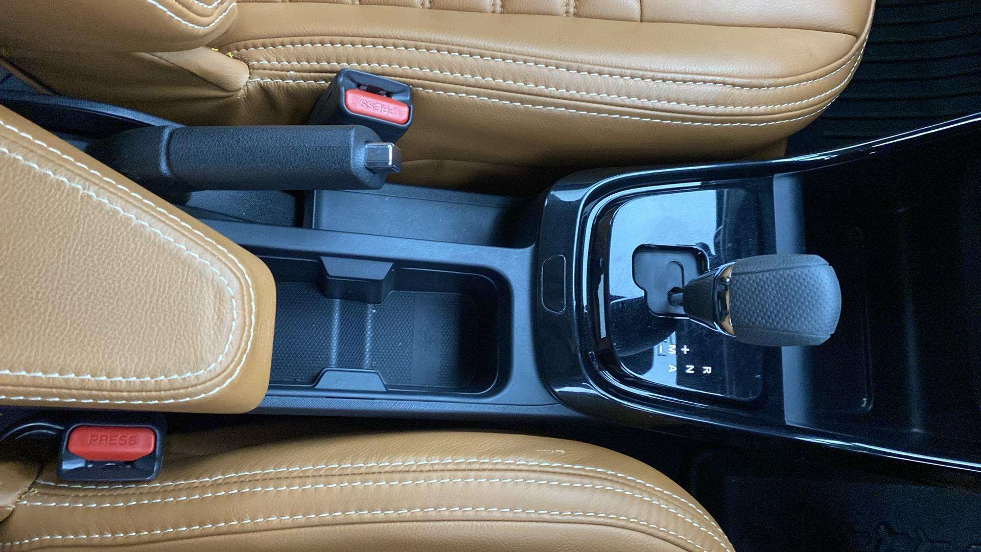 Center console view of a Tata Punch