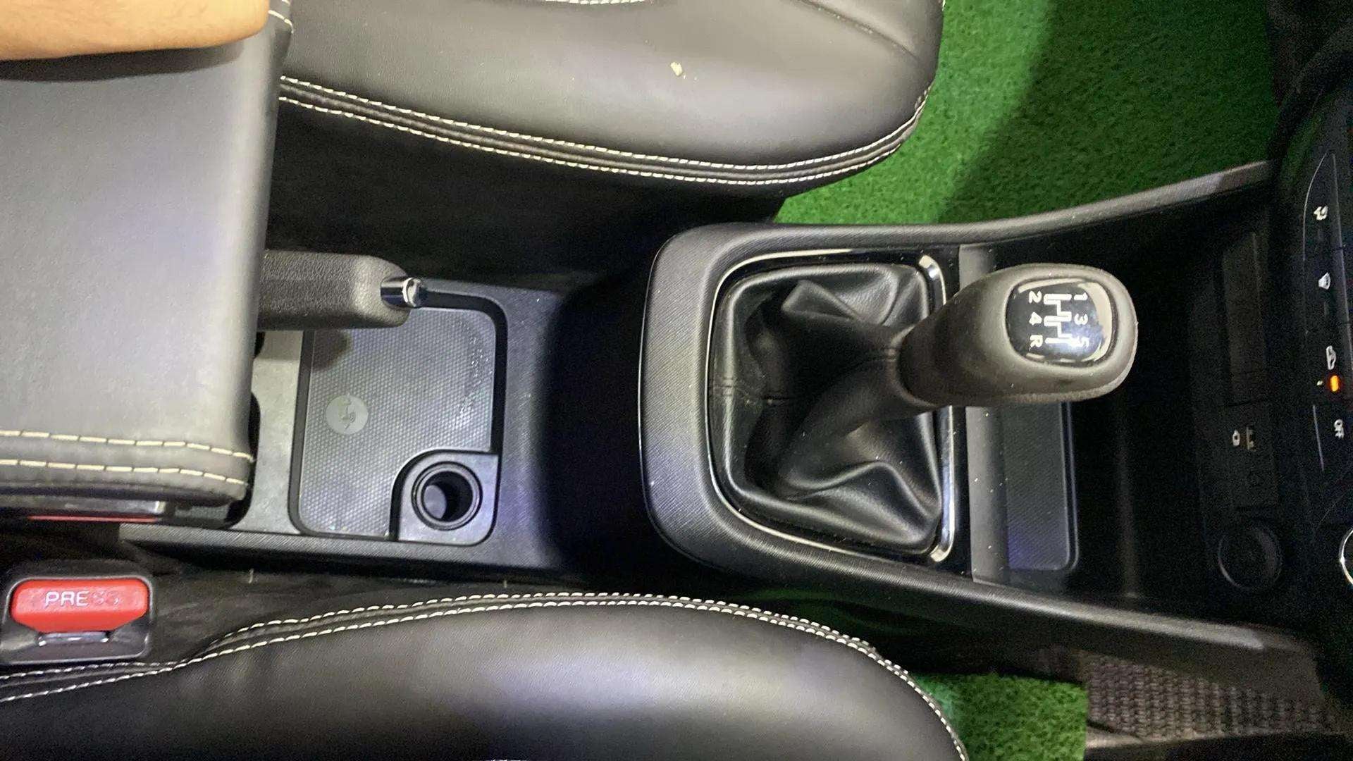 Gear lever and center console of a Tata Punch