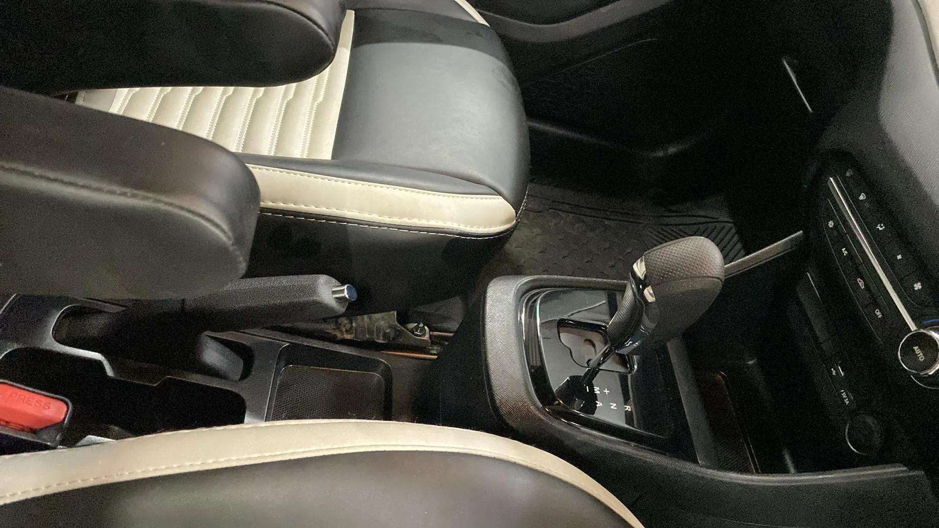 Gear lever and center console of a Tata Punch