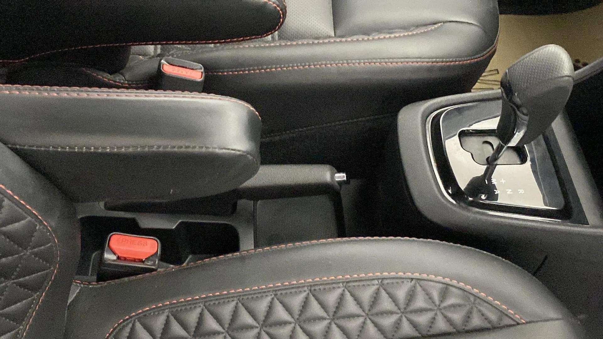 Center console of a Tata Punch automatic