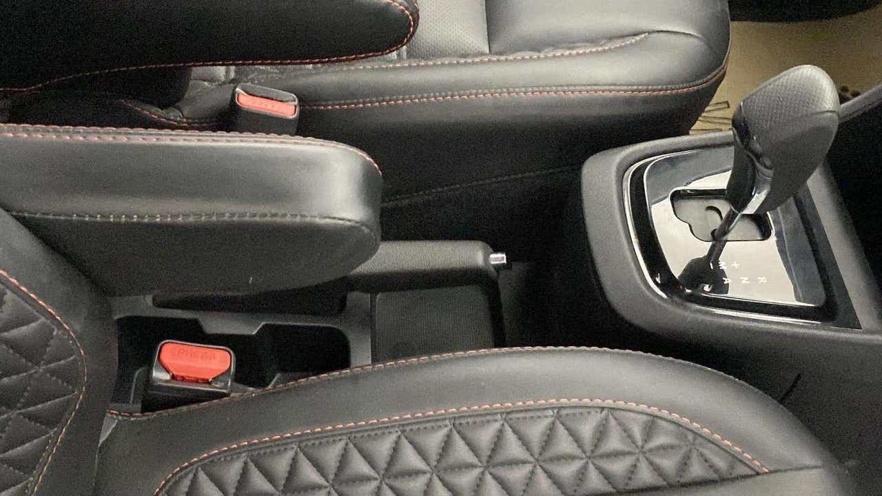 Center console of a Tata Punch automatic