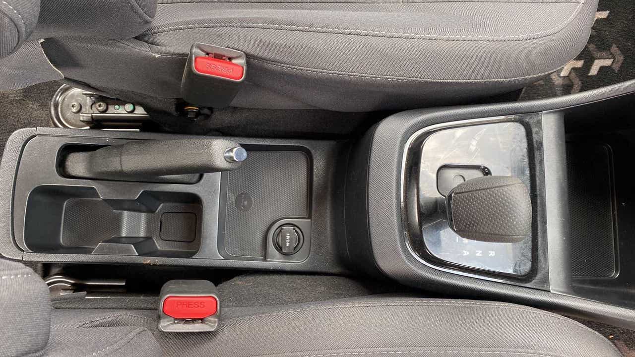Center console view of a Tata Punch automatic