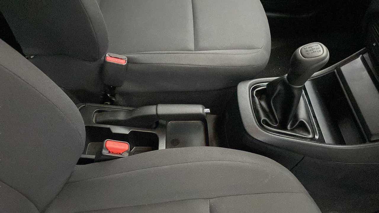 Center console and gear shifter of a Tata Punch