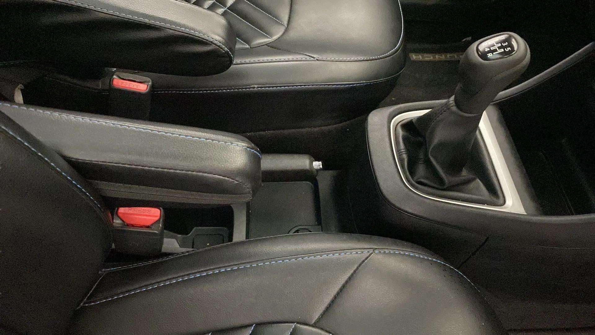 Gear lever and center console of a Tata Punch