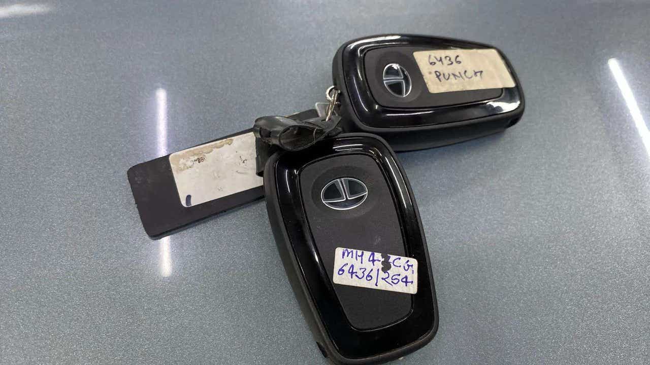 Car key fobs of a Tata Punch