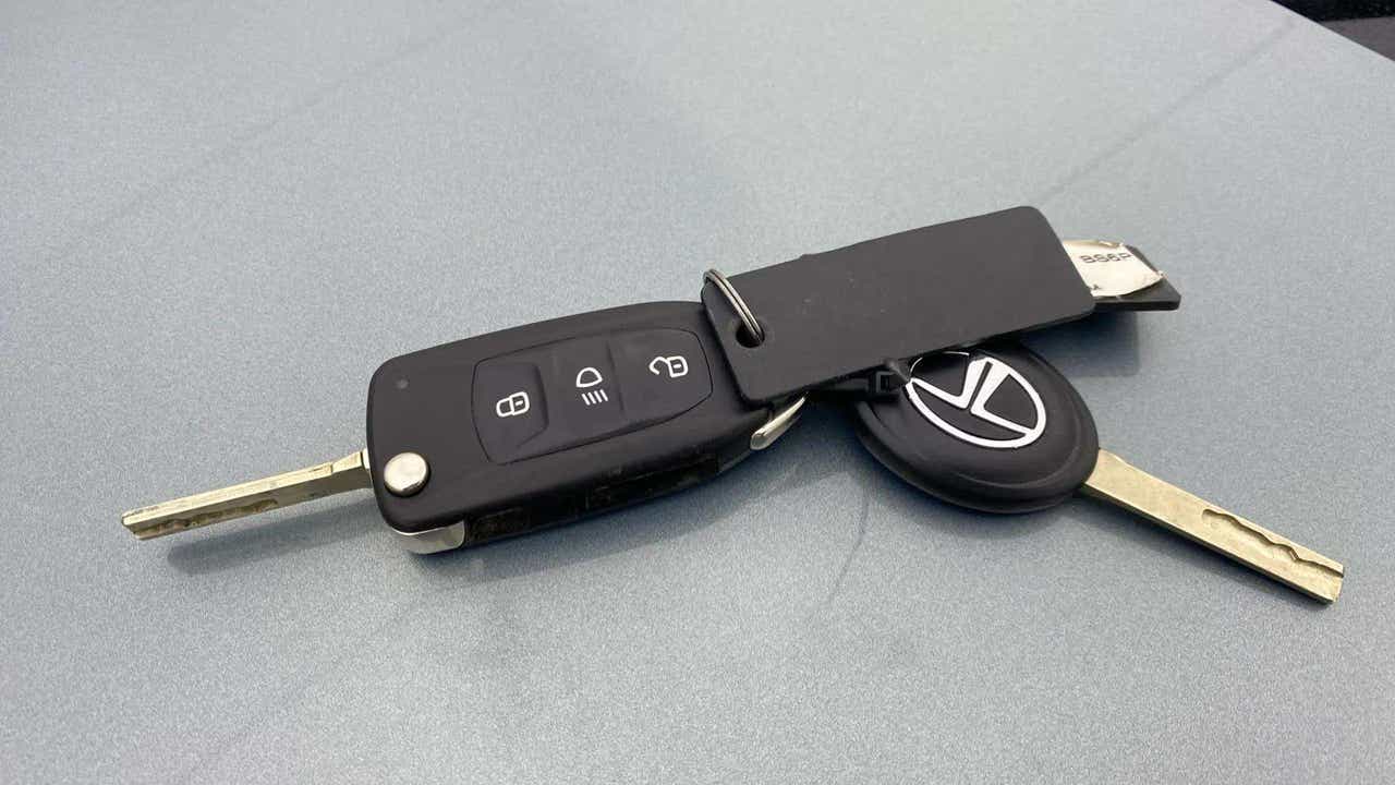 Car key fob of a Tata Punch