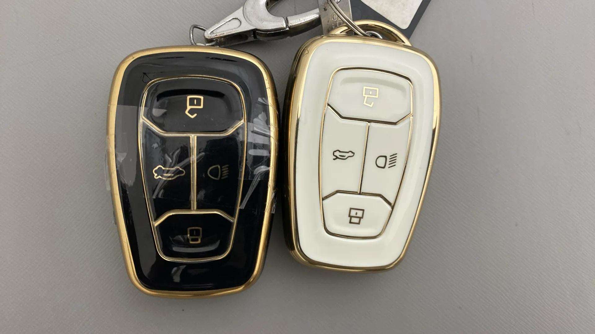 Top view of a car key fob set for a Tata Punch