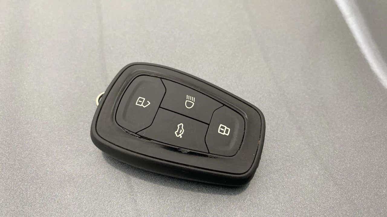 Close-up of a Tata Punch key fob