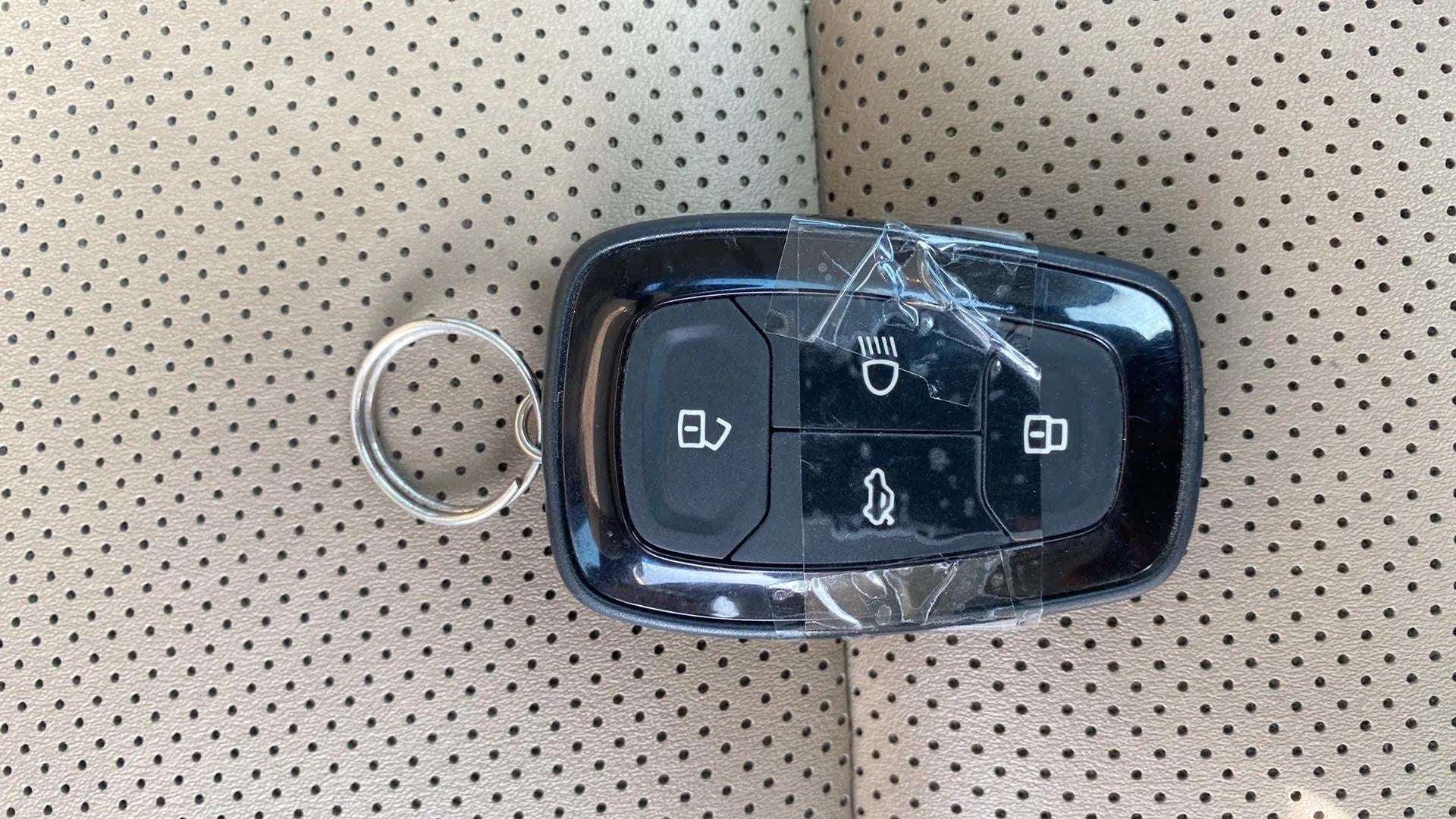 Top view of a Tata Punch key fob