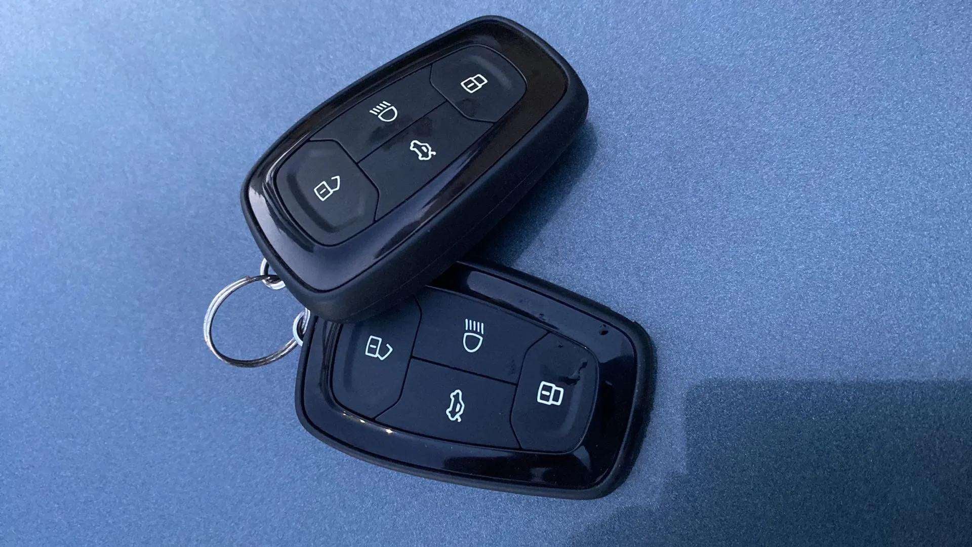 Car key fobs of a Tata Punch