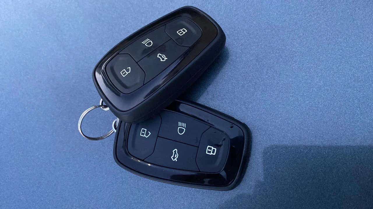 Car key fobs of a Tata Punch