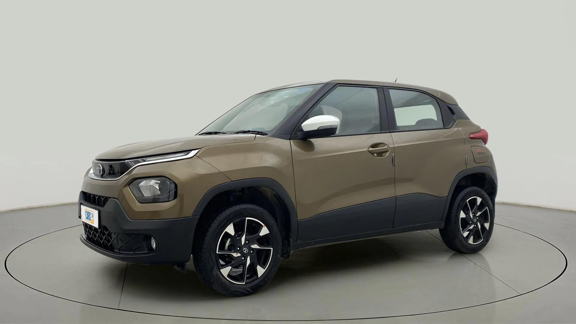 Front three-quarter view of a Tata Punch