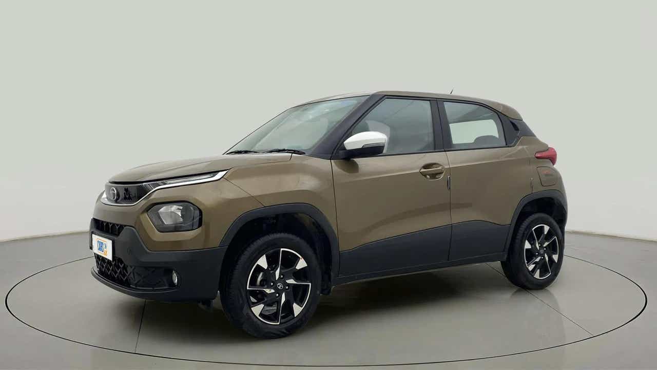 Front three-quarter view of a Tata Punch