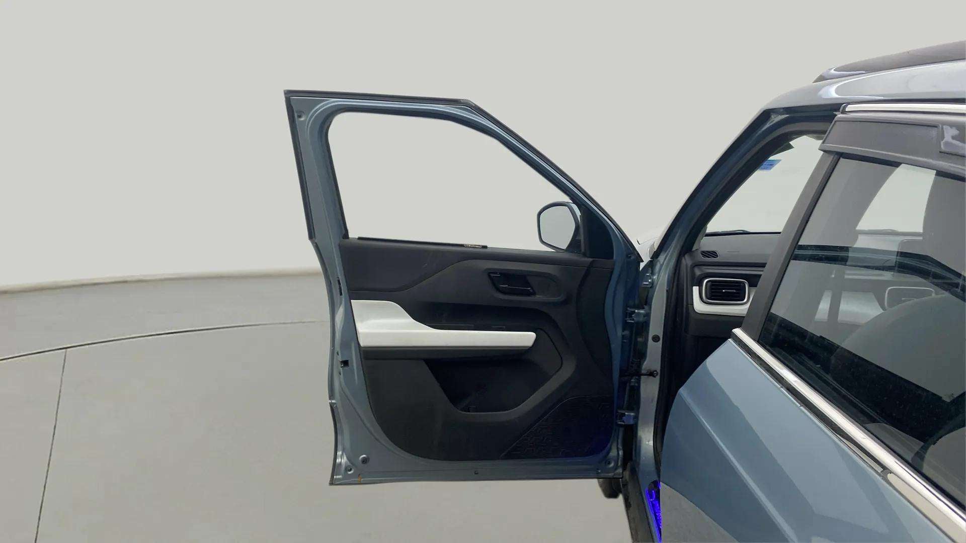 Front door open view of a Tata Punch