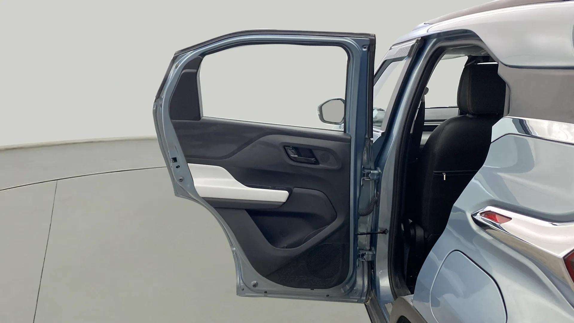 Rear door open view of a Tata Punch