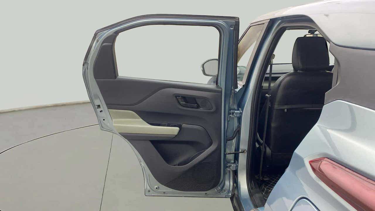 Rear door and partial rear side view of a Tata Punch
