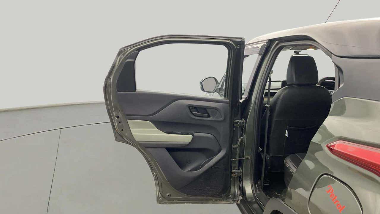 Rear door and back seat view of a Tata Punch