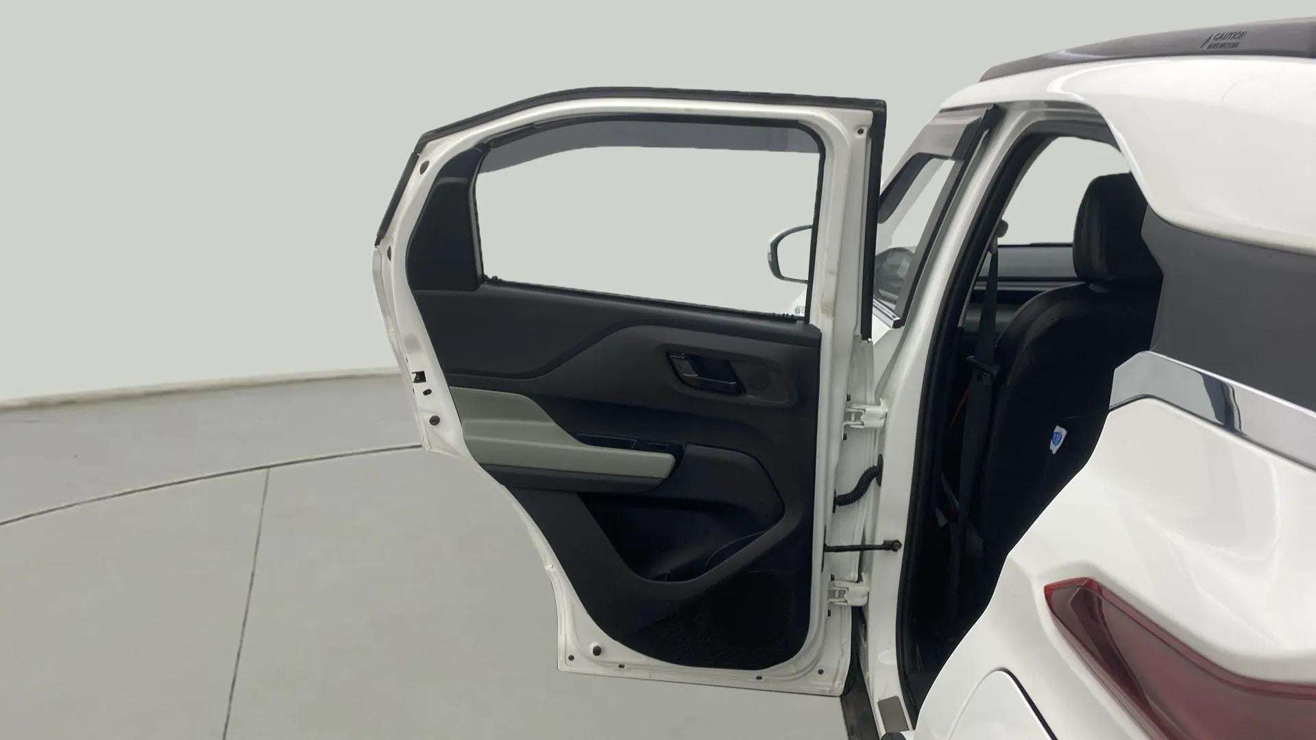 Rear door open view of a Tata Punch