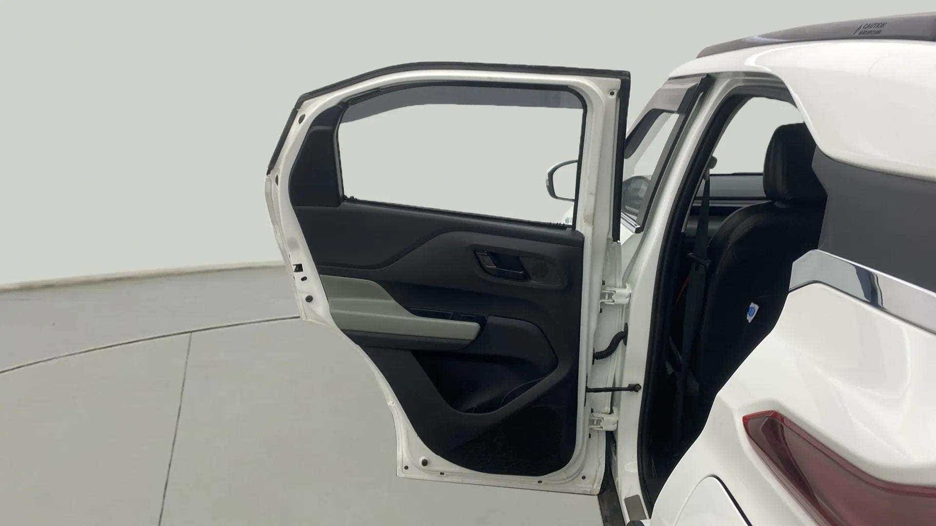 Rear door open view of a Tata Punch