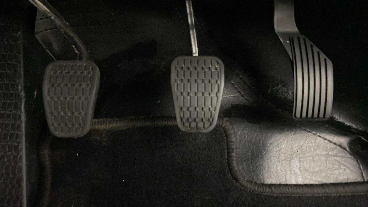 Footwell pedals of a Tata Punch