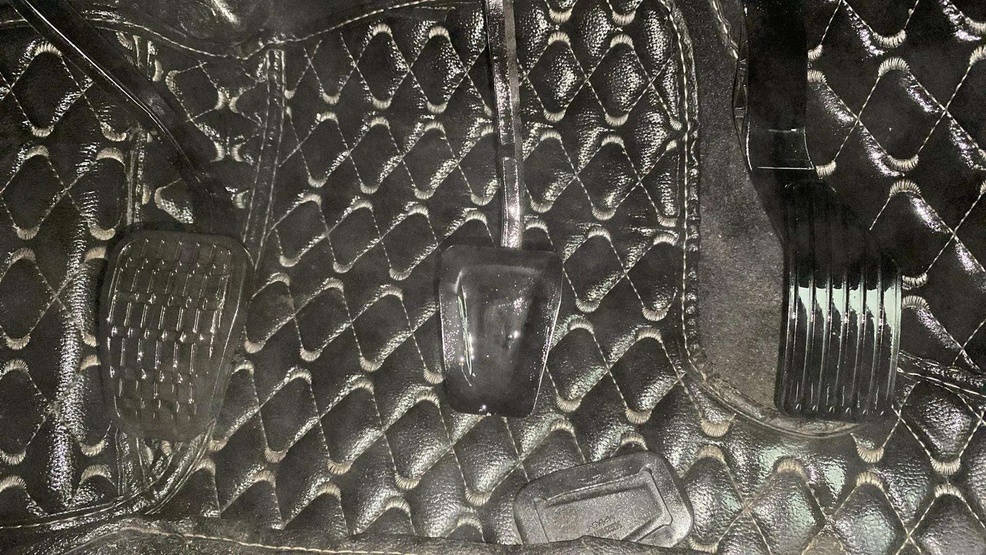 Foot pedals of a Tata Punch