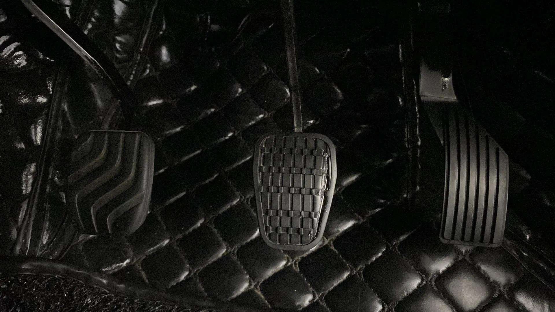 Foot pedals of a Tata Punch