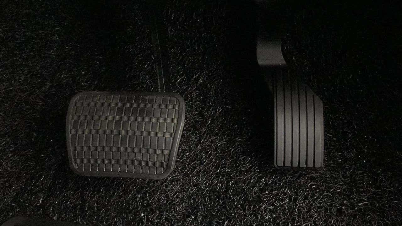 Foot pedal area of a Tata Punch