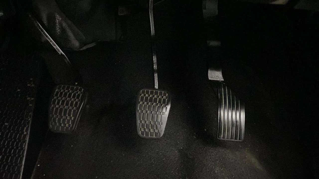 Pedals area of a Tata Punch