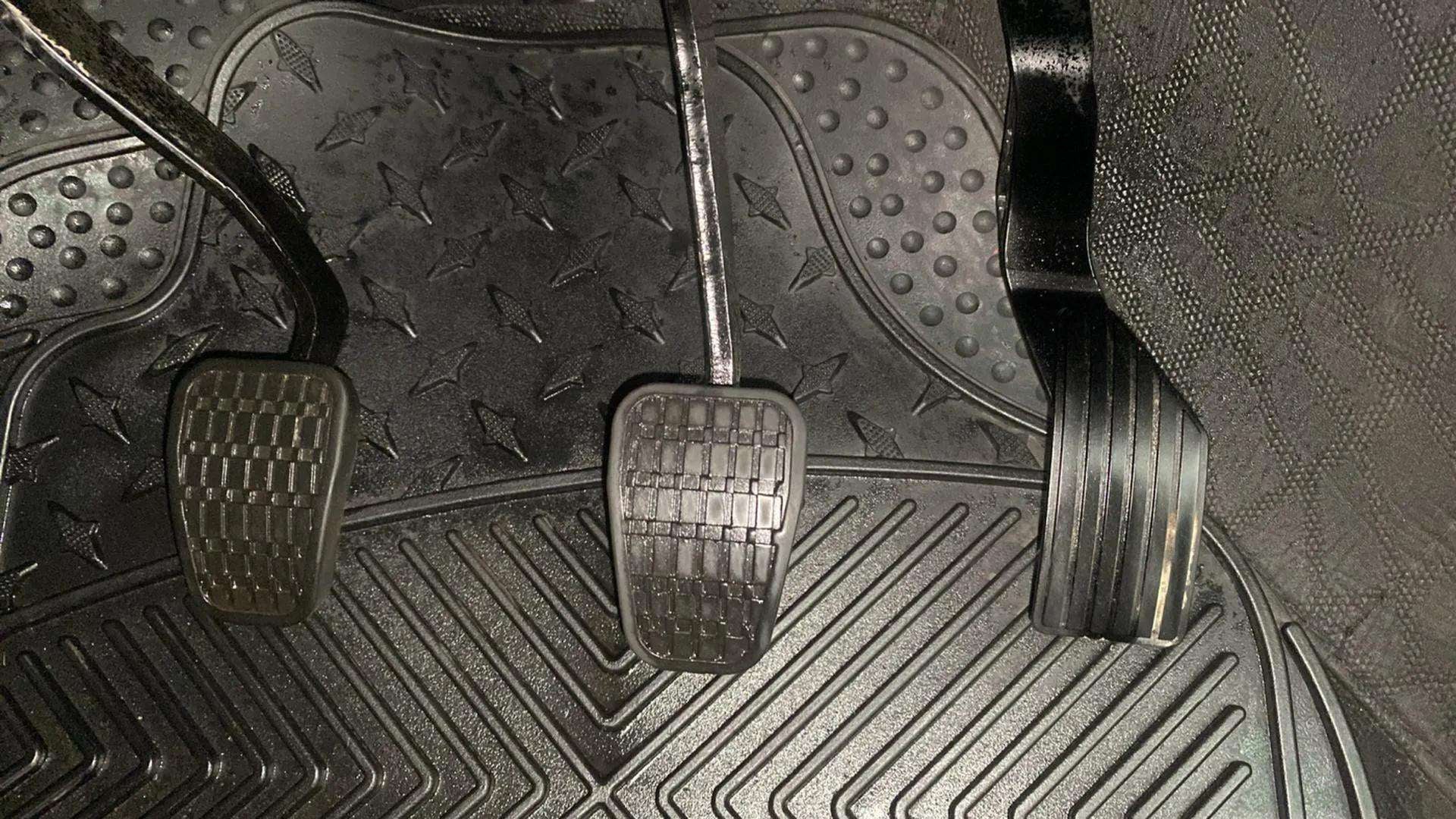 Foot pedals of a Tata Punch