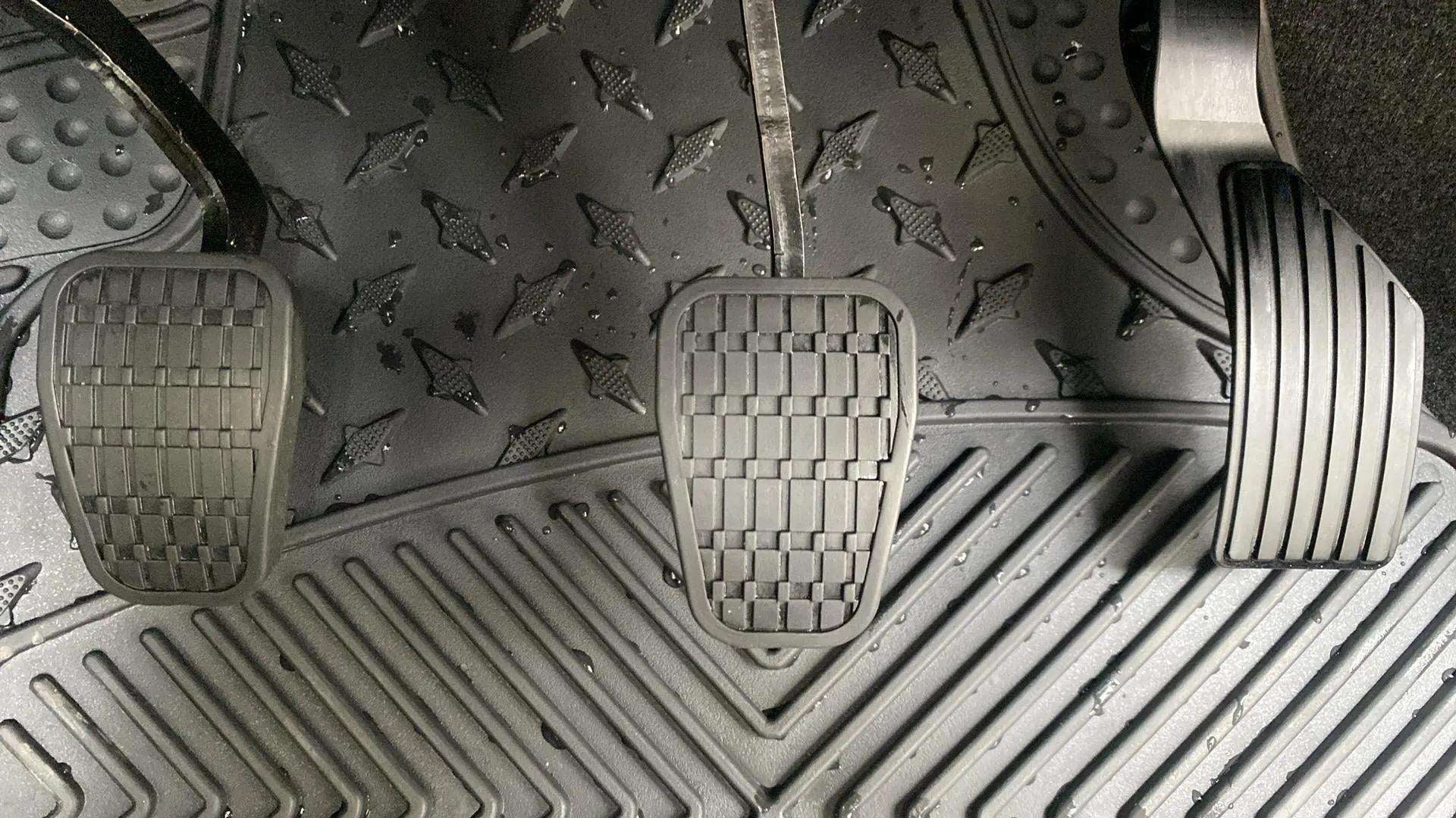 Foot pedals of a Tata Punch interior