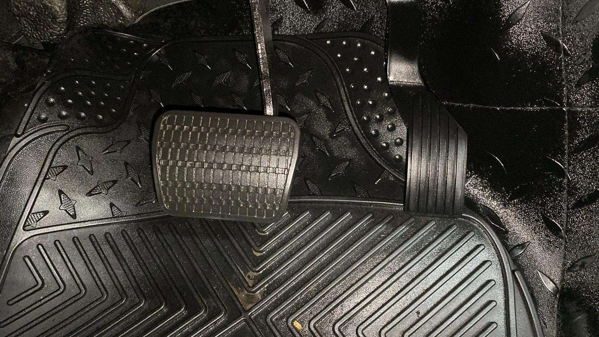 Pedal and footwell area of a Tata Punch