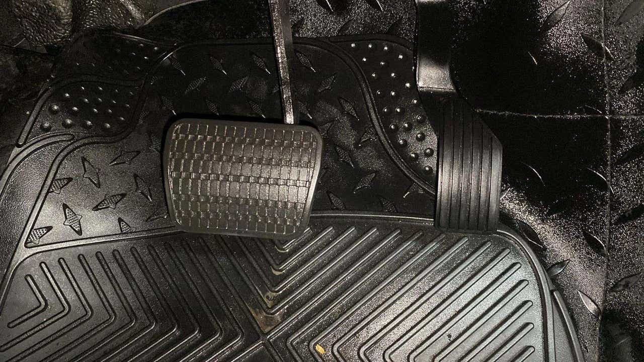 Pedal and footwell area of a Tata Punch