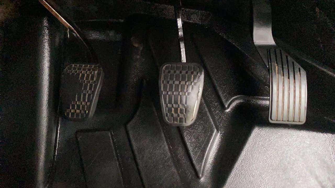 Pedal area of a Tata Punch