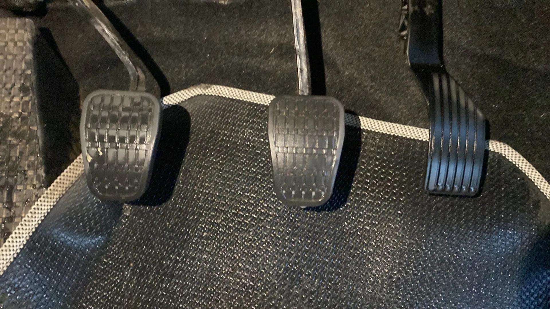 Foot pedal area of a Tata Punch